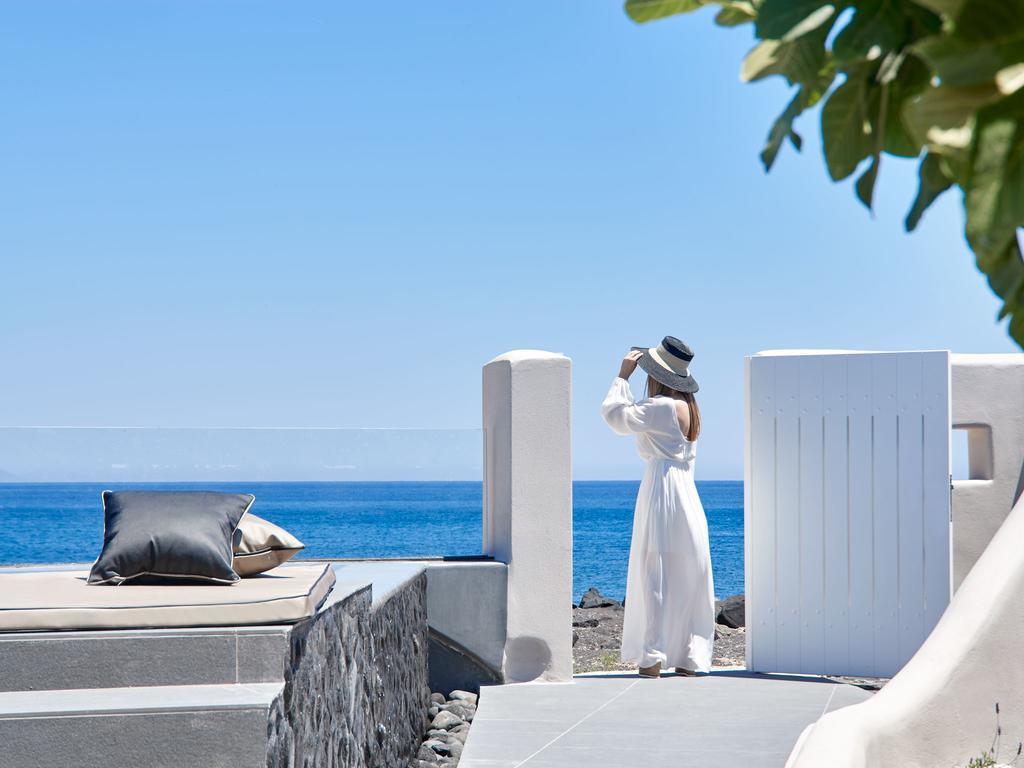 Incognito Beach Villa Santorini Kamári Esterno foto
