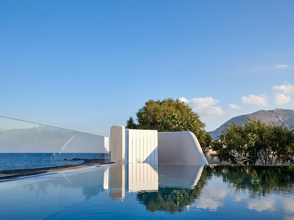 Incognito Beach Villa Santorini Kamári Esterno foto