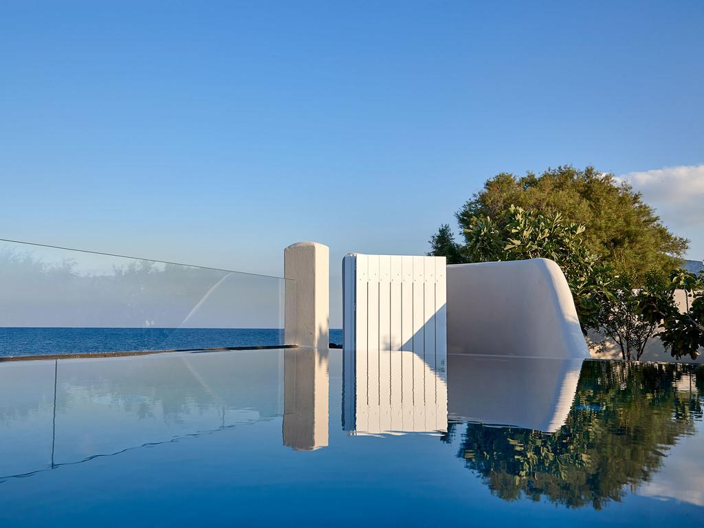 Incognito Beach Villa Santorini Kamári Esterno foto